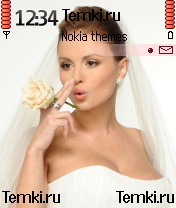 Анна Семенович В Свадебном Платье для Nokia 6630