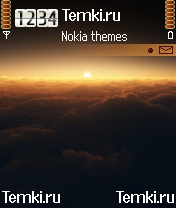 Солнце  над облаками для Nokia N70