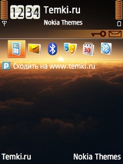 Солнце  над облаками для Nokia E72
