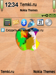 Яркий Apple для Nokia N77