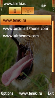 Скриншот №3 для темы Зевающий лев