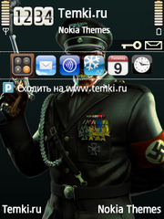 Красный Череп для Nokia N95-3NAM