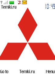Эмблема Mitsubishi для Nokia 6301