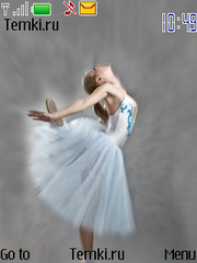 Балерина в белом для Nokia 5330 Mobile TV Edition