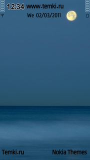 Ночь над океаном для Nokia 5228