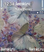 Белые бабочки для Nokia N72