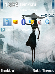 Рисованный ливень для Nokia E73 Mode