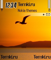 Птица в небе для Nokia 3230