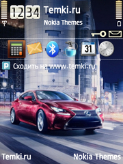 Красный Лексус для Nokia N77