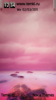 Скриншот №1 для темы В розовом тумане