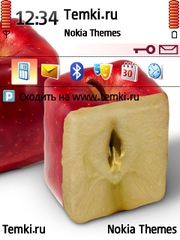 Красное Яблоко для Nokia 6700 Slide