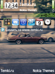 Бордовое авто для Nokia X5-00