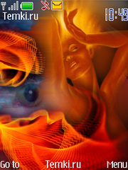 Девушка в огне для Nokia 6555