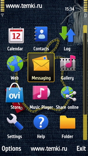 Скриншот №2 для темы Логотип Эппл На Джинсах