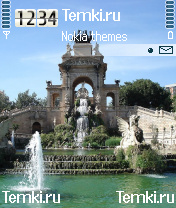 Фонтан в Барселоне для Nokia N72