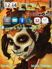 Día de los Muertos для Nokia E73 Mode