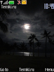 Ночной пляж для Nokia 6133