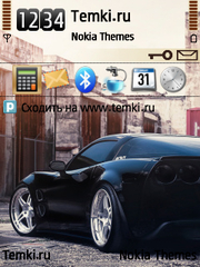 Chevrolett Corvette для Nokia 6700 Slide