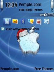 Скриншот №1 для темы Рождественский Mac