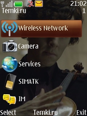 Скриншот №3 для темы Шерлок со скрипкой