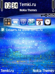 Синяя ночь для Nokia 6121 Classic