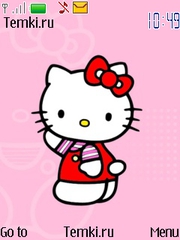 Hello Kitty в розовом для Nokia 6208 Classic