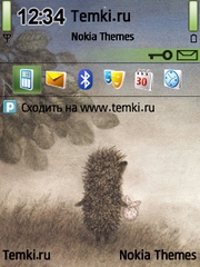 Ёжик смотрит на звезды для Nokia E73 Mode