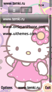 Скриншот №3 для темы Hello Kitty