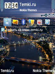 Ночная Темза для Nokia 6760 Slide