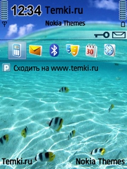 Рыбки под водой для Nokia E73 Mode