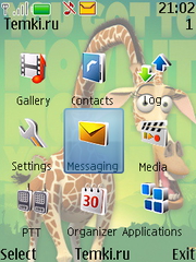 Скриншот №2 для темы жираф Мелман
