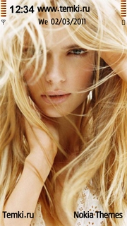 Красивая блондинка для Sony Ericsson Idou
