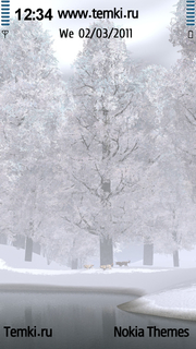 Снег осенью для Sony Ericsson Satio