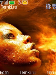 Женщина-огонь для Nokia Asha 201
