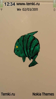 Зелёная рыба для S60 5th Edition