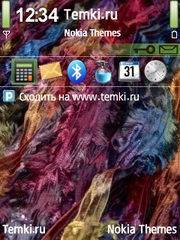 Разноцветные перья для Nokia 6700 Slide