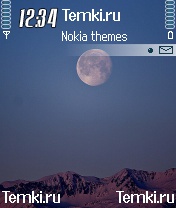 Луна над Альпами для Nokia N72