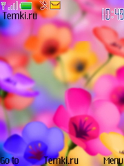 Красивые цветочки для Nokia 6260 slide