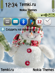 Снеговик для Nokia 6110 Navigator