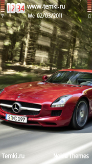 Скриншот №1 для темы Mercedes-Benz SLS AMG