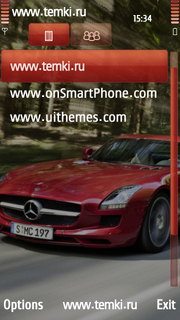 Скриншот №3 для темы Mercedes-Benz SLS AMG