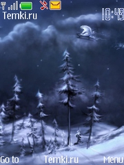 Скриншот №1 для темы Зимняя ночь