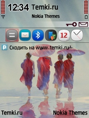 Четверо в красном для Nokia 6121 Classic