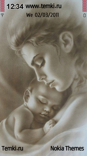 Мама с малышом для Sony Ericsson Idou