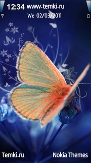 Хрупкая бабочка для Sony Ericsson Satio