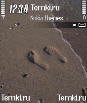 Следы на песке для Nokia 6620
