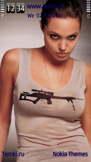 Актриса Джоли для Nokia C5-06