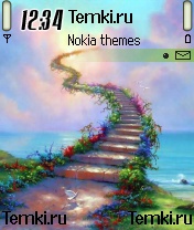 Дорога в цветах для Nokia 6600