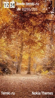 Осенний лес для Sony Ericsson Satio