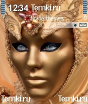 Золотая маска для Nokia N70